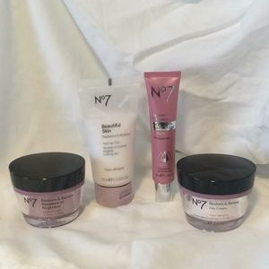 No7 Restore and Renew Set, Day/Night Cream & Serum